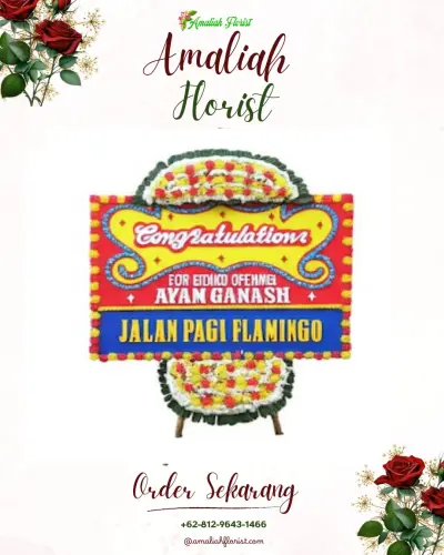 Bunga Papan Congratulation di Surobayan